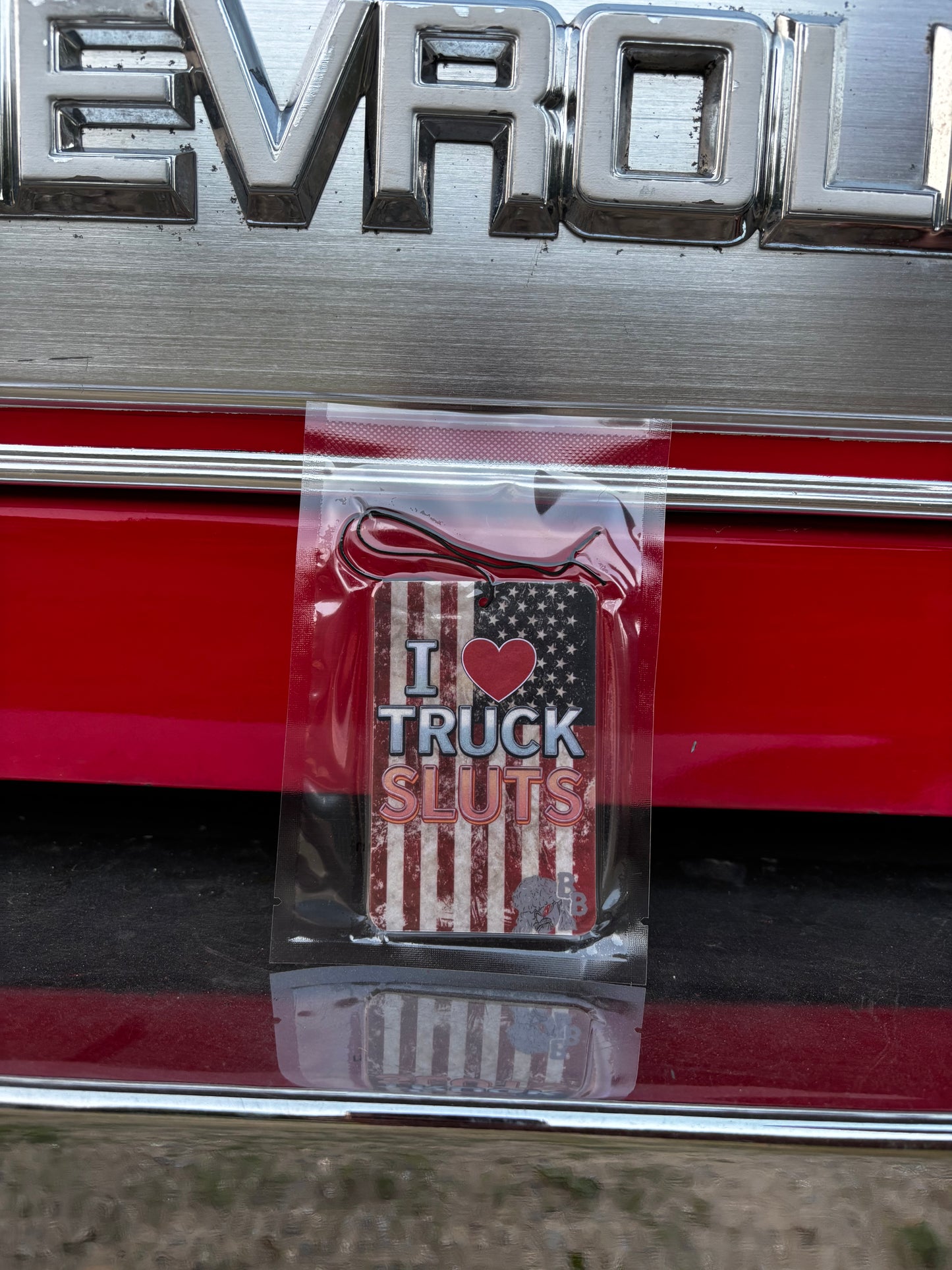 I Love Truck Sluts Freshie