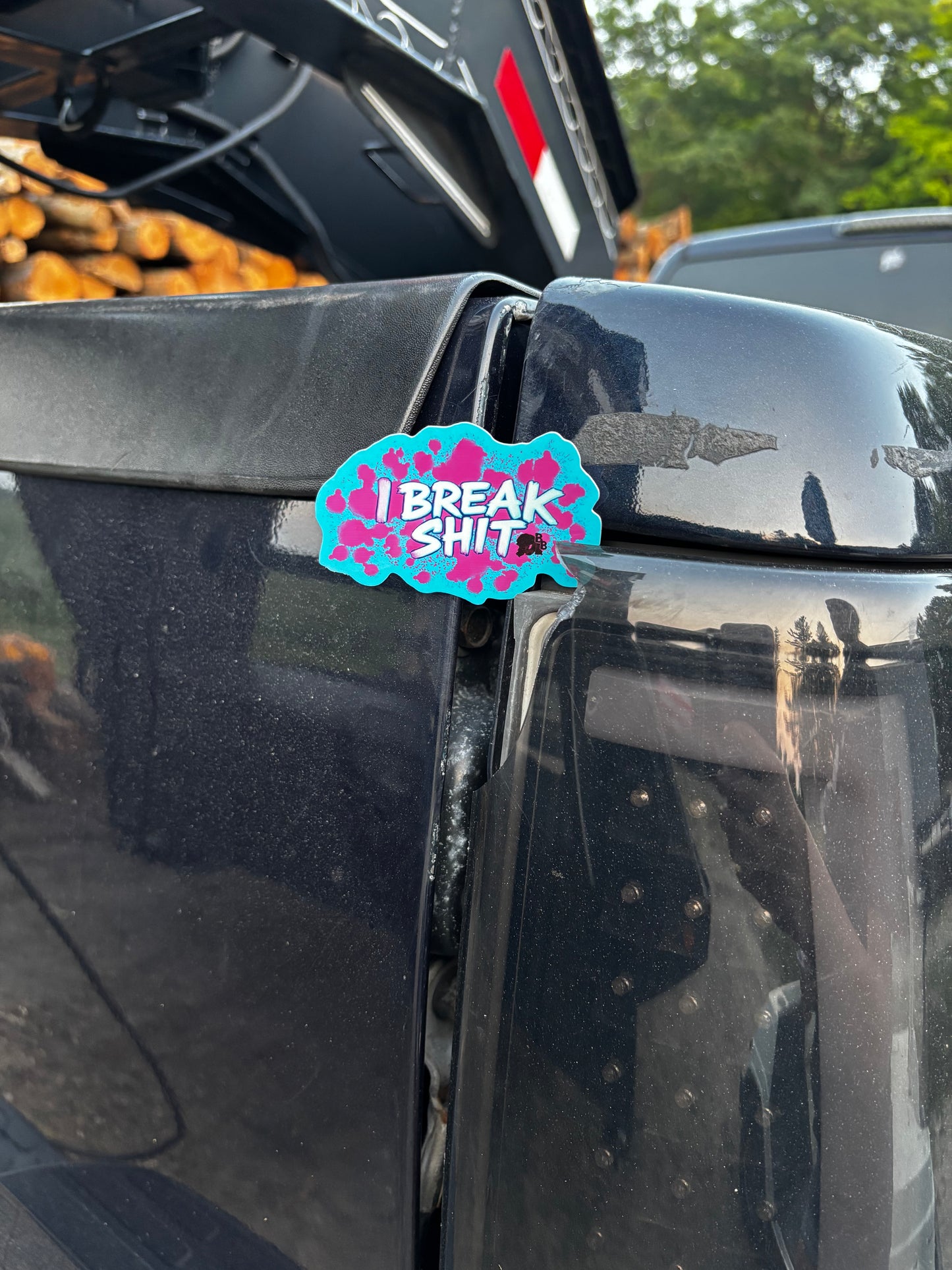 I Break Shit Sticker