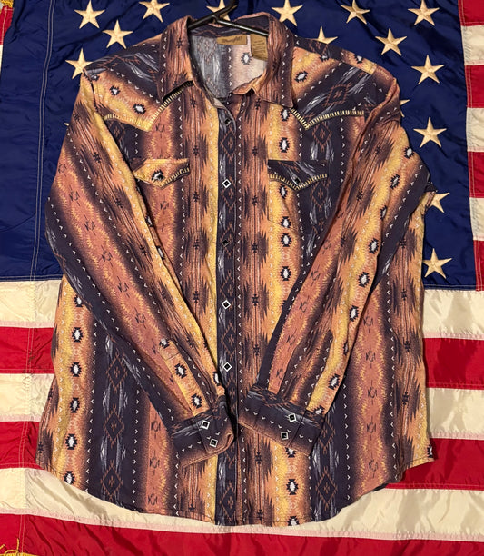 Wrangler Pearl Snap M