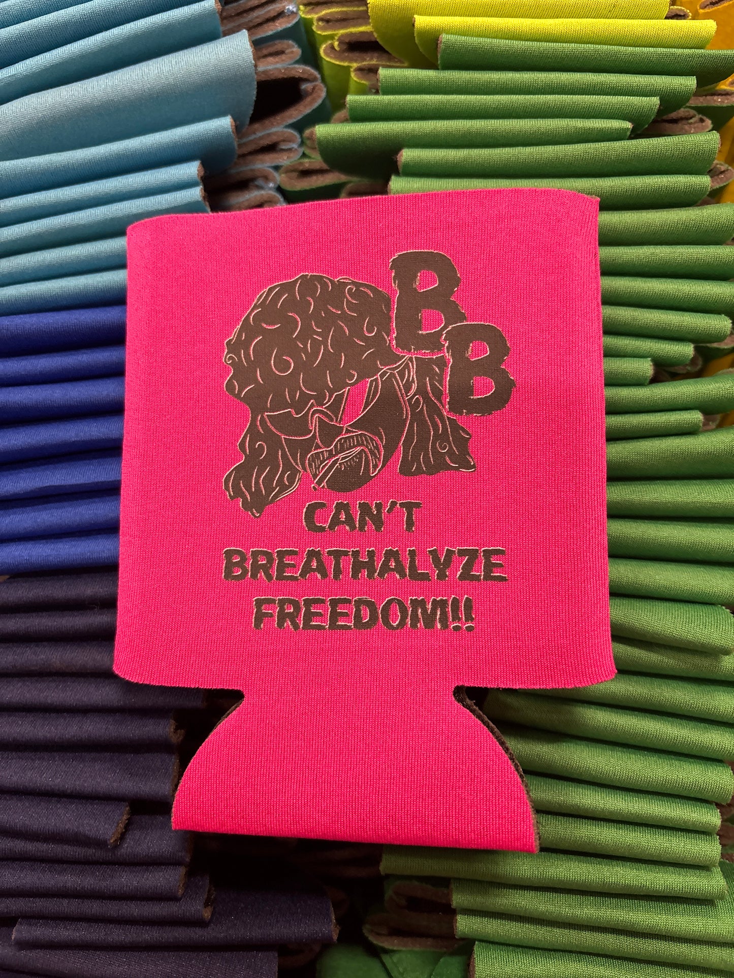 Can´t Breathalyze Freedom Koozie