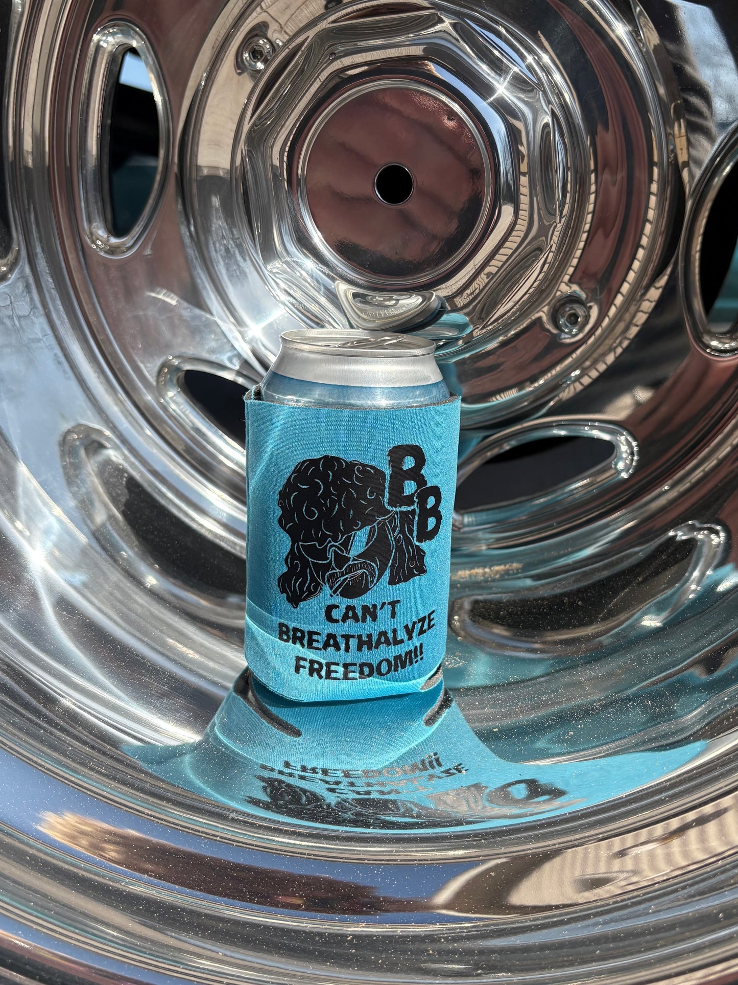 Can´t Breathalyze Freedom Koozie