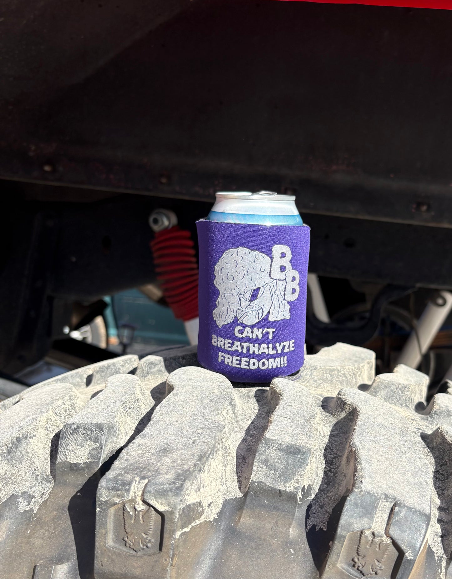 Can´t Breathalyze Freedom Koozie
