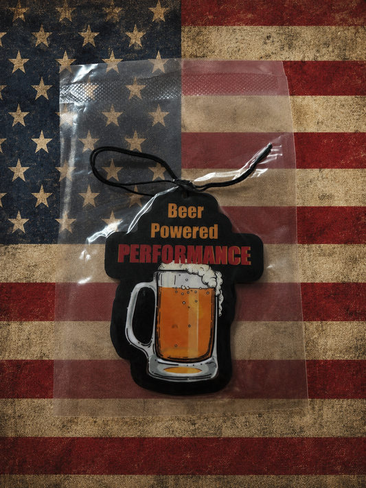 Beer Powered Performance Freshie