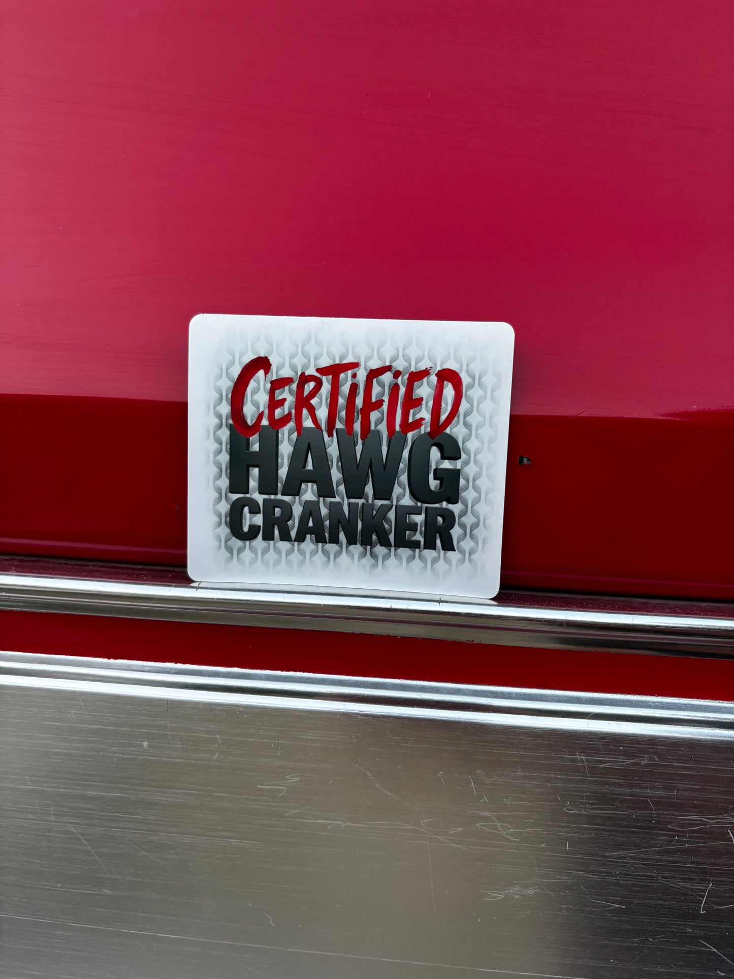Certified Hawg Cranket Sticker