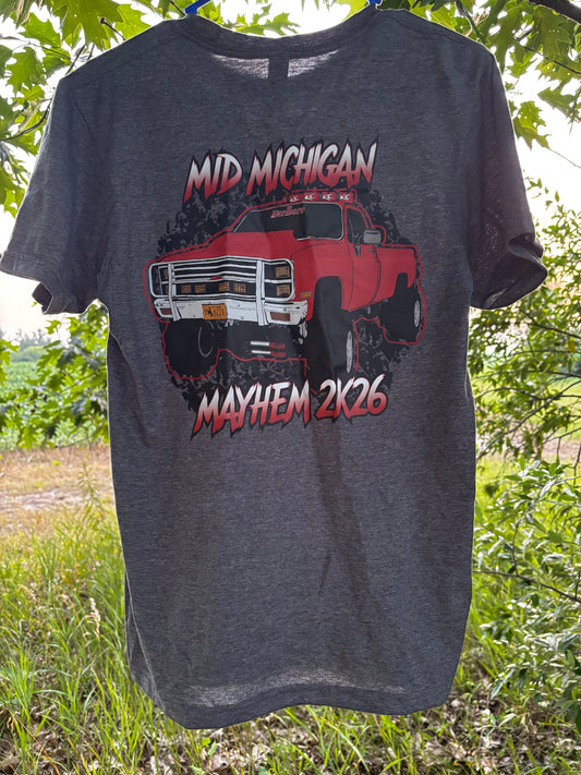 Mid Michigan Mayhem T shirt